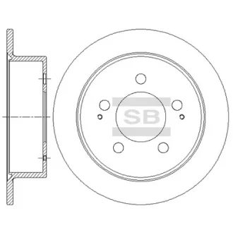 Диск тормозной задний SANGSIN Hi-Q SANGSIN HQ SD5201