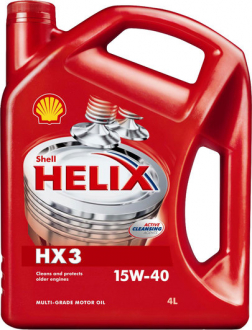 Масло моторне Helix HX3 15W-40 (4 л) SHELL 550039926 (фото 1)