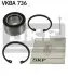 Підшипник ступиці передньої Chery Kimo SKF S12-3001015 (фото 1)