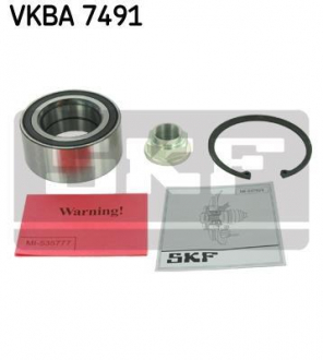 Комплект підшипника маточини колеса SKF VKBA 7491 (фото 1)
