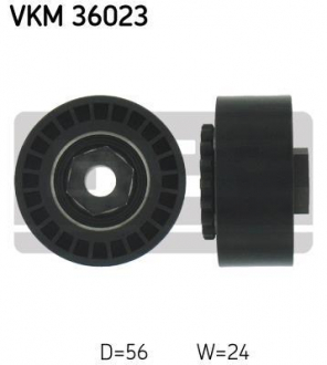 Натяжний ролик, поліклиновий ремінь SKF VKM 36023 (фото 1)