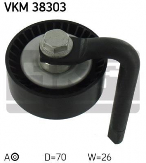 Натяжной ролик, поликлинового ремня SKF VKM 38303 (фото 1)
