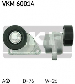 Натяжной ролик, поликлиновой ремень SKF VKM 60014 (фото 1)
