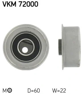 Ролик модуля натяжителя ремня SKF VKM 72000
