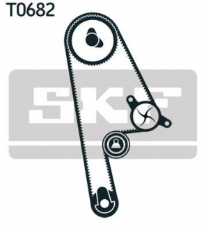 Роликовый модуль натяжителя ремня (ролик, ремень) SKF VKMA 93005