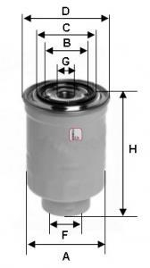 Топливный фильтр SOFIMA S9310NR (фото 1)