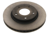 Тормозной диск вентилируемый передний SWAG 80931275 (фото 1)
