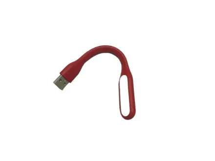 Гнучка USB лампа-ліхтарик LED (червоний) Тайвань 154833