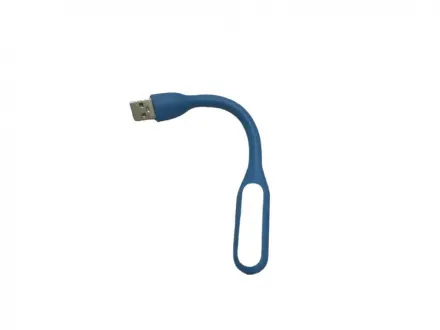 Гнучка USB лампа-ліхтарик LED (синій) Тайвань 154834
