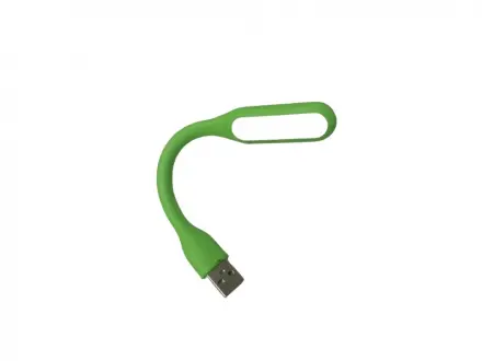 Гнучка USB лампа-ліхтарик LED (зелений) Тайвань 154835