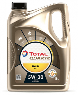 Моторне масло QUARTZ INEO MC3 5W-30 5л TOTAL 157103 (фото 1)