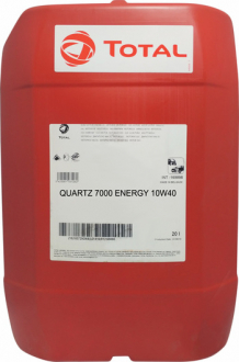 Моторне масло QUARTZ 7000 ENERGY 10W-40 20л TOTAL 201529 (фото 1)