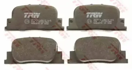 Колодки тормозные задние Geely TRW 1064002558