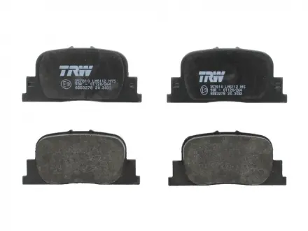 Колодки тормозные задние BYD F3 TRW BYDF3-3502130