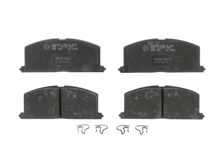 Комплект тормозных колодок, дисковый тормоз TRW GDB323 (фото 1)