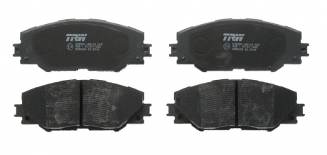 Комплект тормозных колодок, дисковый тормоз TRW GDB3424 (фото 1)