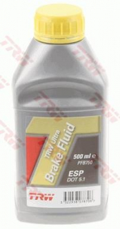 Тормозная жидкость DOT 5,1 (ESP) - 0,5L TRW PFB750 (фото 1)