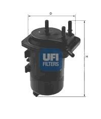 Топливный фильтр UFI 24.013.00 (фото 1)