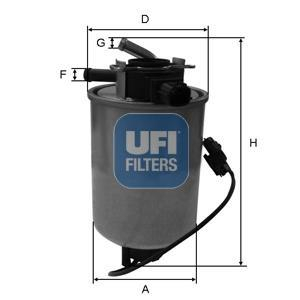 Паливний фільтр UFI 24.018.01 (фото 1)
