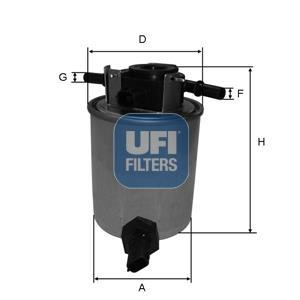 Паливний фільтр UFI 24.020.01 (фото 1)