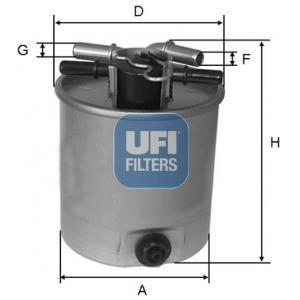 Паливний фільтр UFI 24.026.01 (фото 1)