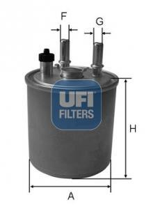 Топливный фильтр UFI 24.114.00