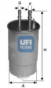 Фільтр паливний UFI 24.117.00 (фото 1)