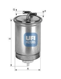 Топливный фильтр UFI 24.365.00 (фото 1)