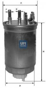Топливный фильтр UFI 24.412.00 (фото 1)