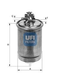 Топливный фильтр UFI 24.430.00 (фото 1)