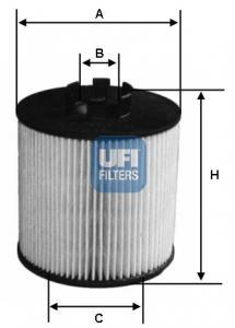Масляний фільтр UFI 25.012.00 (фото 1)