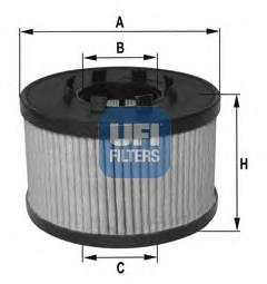 Масляний фільтр UFI 25.015.00 (фото 1)