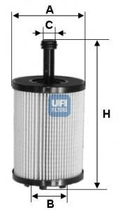 Масляний фільтр UFI 25.023.00 (фото 1)