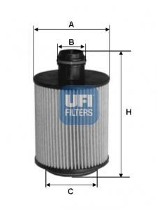 Масляний фільтр UFI 25.061.00