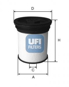 Топливный фильтр UFI 26.019.01