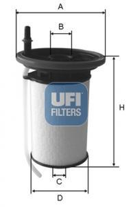 Топливный фильтр UFI 26.053.00