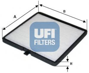 Фільтр, повітря у внутрішній простір UFI 53.141.00 (фото 1)