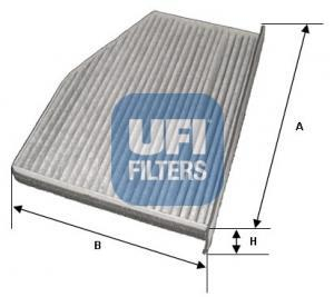 Фильтр, воздух во внутренном пространстве UFI 54.124.00 (фото 1)