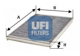 Фильтр, воздух во внутренном пространстве UFI 54.161.00 (фото 1)