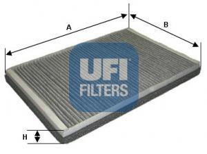 Фільтр, повітря у внутрішній простір UFI 54.174.00 (фото 1)