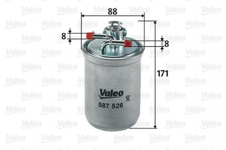 Фильтр топливный Valeo 587526 (фото 1)