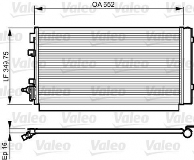 Радиатор кондиционера Valeo 814187 (фото 1)