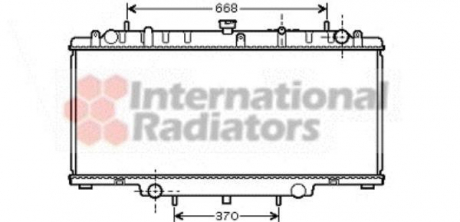 Радиатор охлаждения PATROL GR 28 / 30TDiC MT 97 Van Wezel 13002246