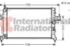 Радіатор охолодження двигуна CORSAC 13 / 7CDTi MT / AT 03- Van Wezel 37002380 (фото 2)
