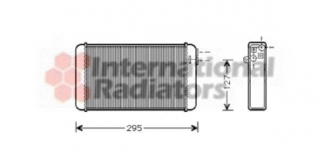 Радиатор отопителя OMEGA A ALL MT/AT +/- A/C Van Wezel 37006116 (фото 1)