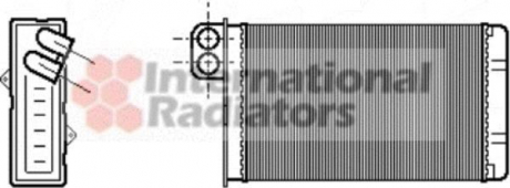 Радиатор отопителя PEUG605 / CITR XM ALL 89-00 Van Wezel 40006015