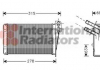 Радіатор опалювача CLIO2 ALL MT / AT +/- AC 98- Van Wezel 43006228 (фото 2)