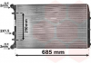 Радіатор охолодження двигуна POLO4 / FABIA / IBIZA M / J Van Wezel 76002010 (фото 1)