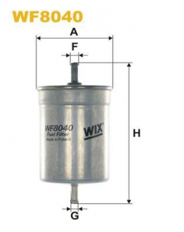 Фильтр топливный MB - SPRINTER, VITO VW - LT WIX WF8040 (фото 1)