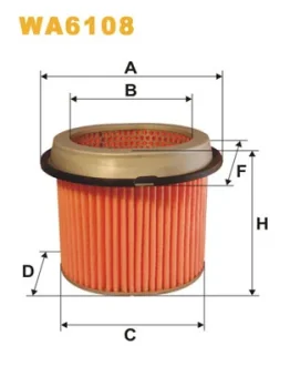 Фільтр повітряний FILTERS WIX WA6108